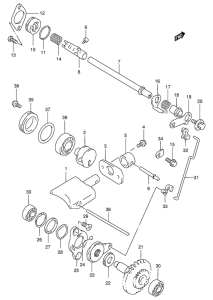 RM250 Клапан выхлопа