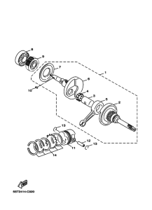 XF50 ｸﾗﾝｸｼﾔﾌﾄ & ﾋﾟｽﾄﾝ
