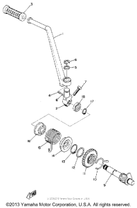 RD200B Кик стартер