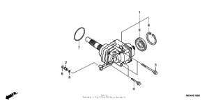 VTX1300C Дифференциал