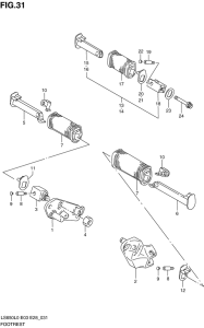 LS650 Подножки
