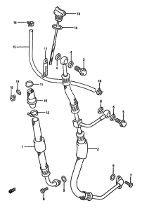DR350 Шланг масляный