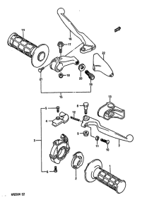 RM250 Рулевой переключатель