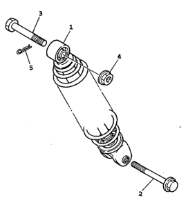 YW100E Задняя подвеска