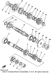 WR250Z Трансмиссия