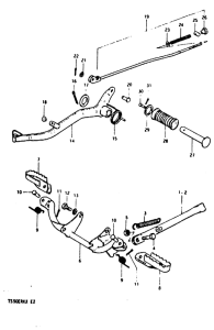 TS50 Педаль тормоза