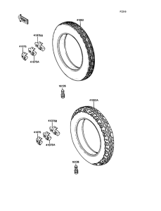 ZX400 Покрышки