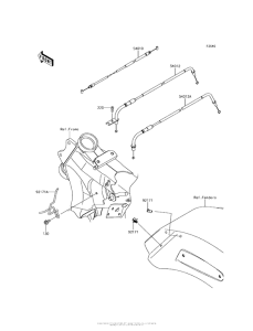 VN1700 Тросы управления