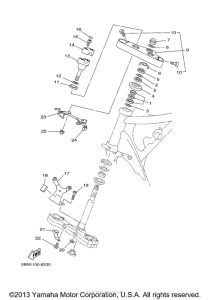 XVS650A Управление