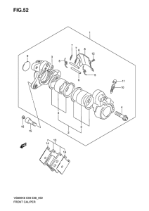 VS800 Передний суппорт
