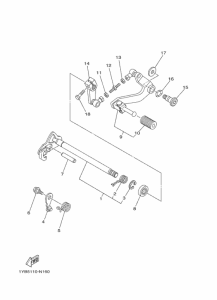 XG250 シフトシヤフト