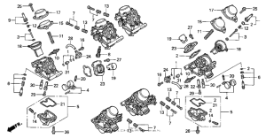 GL1500CT Компоненты карбюратора