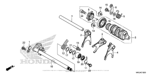 CMX500 Барабан переключения передач