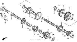 VT1100C2 Vt1100c2transmission 95-97