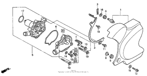 VT750C Водяной насос