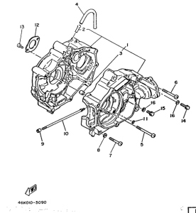 T80 Картер двигателя