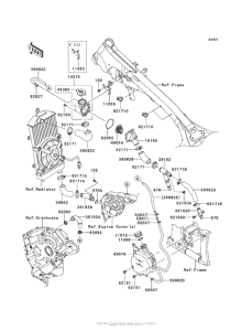VN900 Патрубки охлаждения