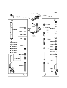 ZR800 Передняя вилка