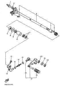  Вал переключения