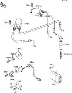 ZX1000 Система зажигания