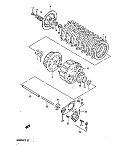 GSX400 Бендикс