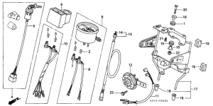  Meter / horn / key set