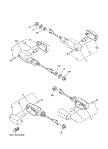 YBR125ED Поворотники