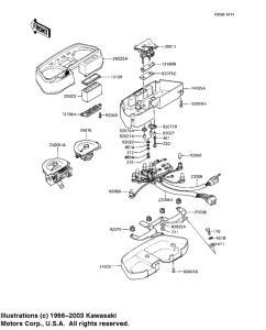 KZ1000 Спидометр