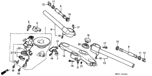  Handle pipe / top bridge