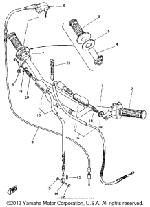 IT125G Руль -тросы