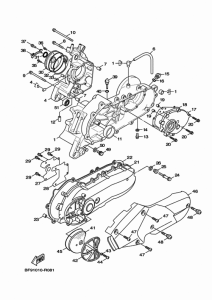 XC125SR クランクケース