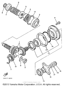 XJ700NC Промежуточный ведущий вал
