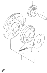 GS500 Муфта стартера