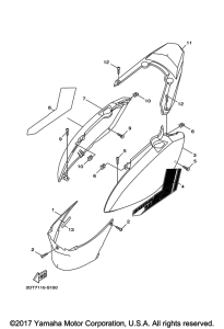 YW50FX Боковые обтекатели