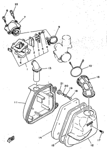 YN50R Впускная система