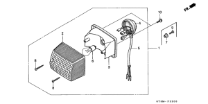 PK50 Taillight unit ass`y