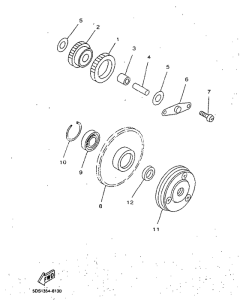 YP125 Стартер