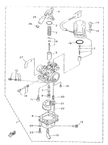 YA50R Карбюратор