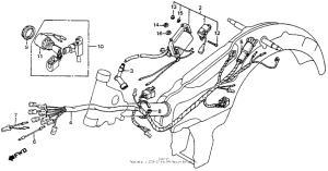 CT90 Wire harness + ignition coil