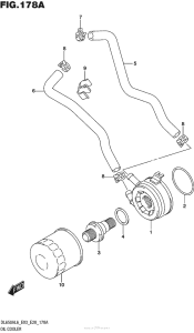DL650 (ABS) Масляный картер