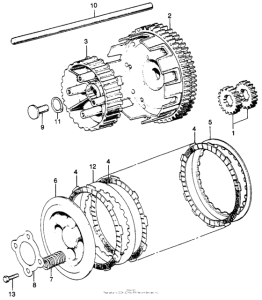 CL175 Сцепление