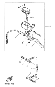 YQ50 Задний торм цилиндр