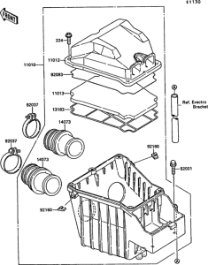 KR250 Воздушный фильтр
