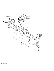 GS550 Задний суппортs