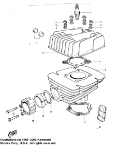 KD80 Головка блока цилиндров / цилиндр
