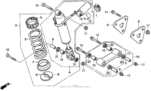 CBR900RR Задние амортизаторы