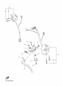 FZ1-NA Interruptor  manillar&palanc