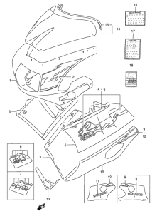 GSX-R400 Cowling body