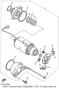 FJ1200SC Стартер