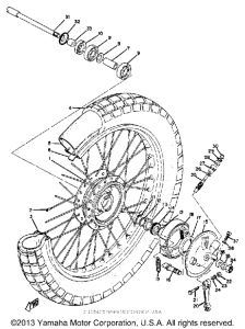 CT1 Переднее колесо